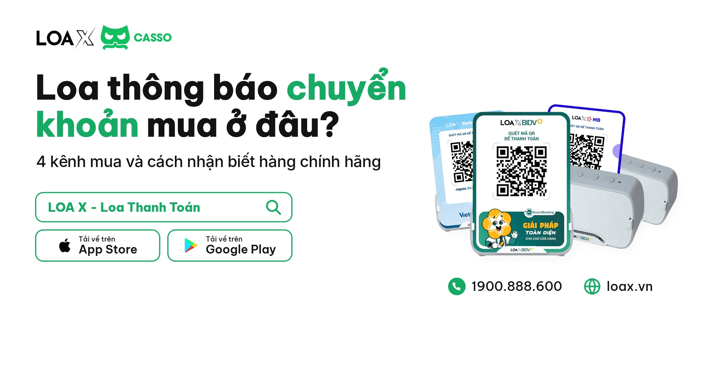Loa thông báo chuyển khoản mua ở đâu? 4 kênh mua và cách nhận biết hàng chính hãng
