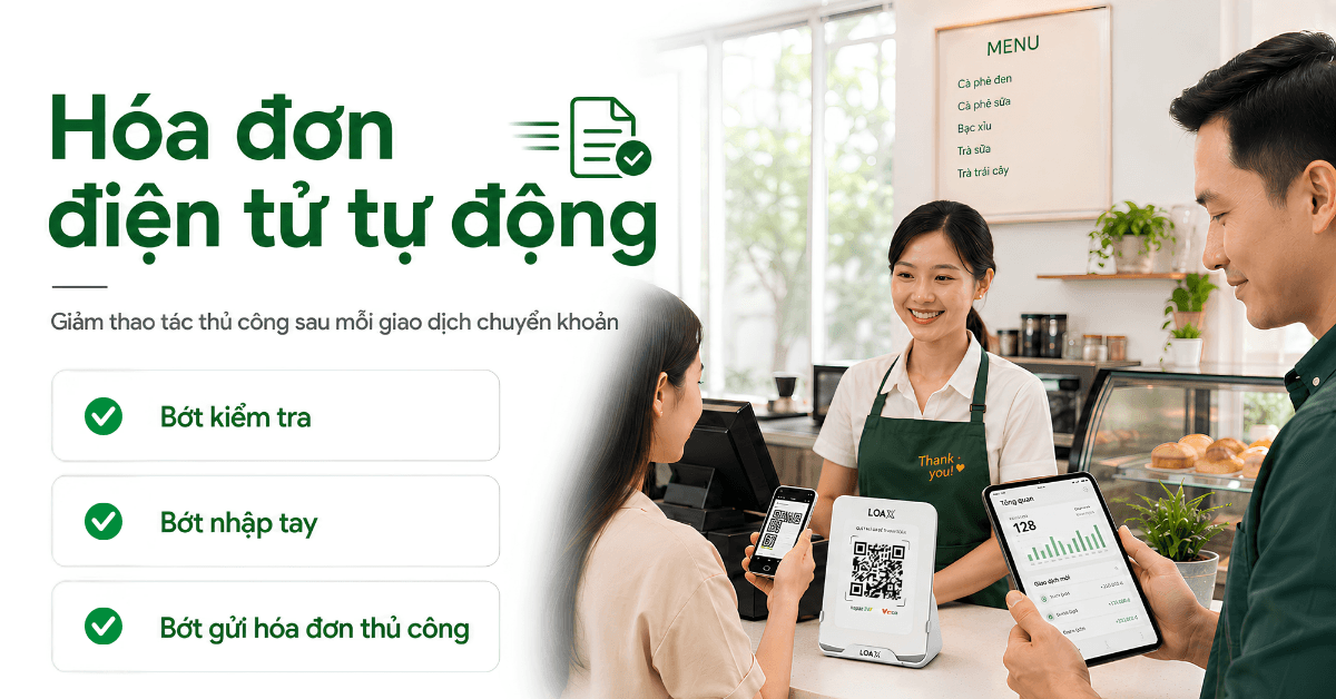hóa đơn điện tử tự động cho cửa hàng