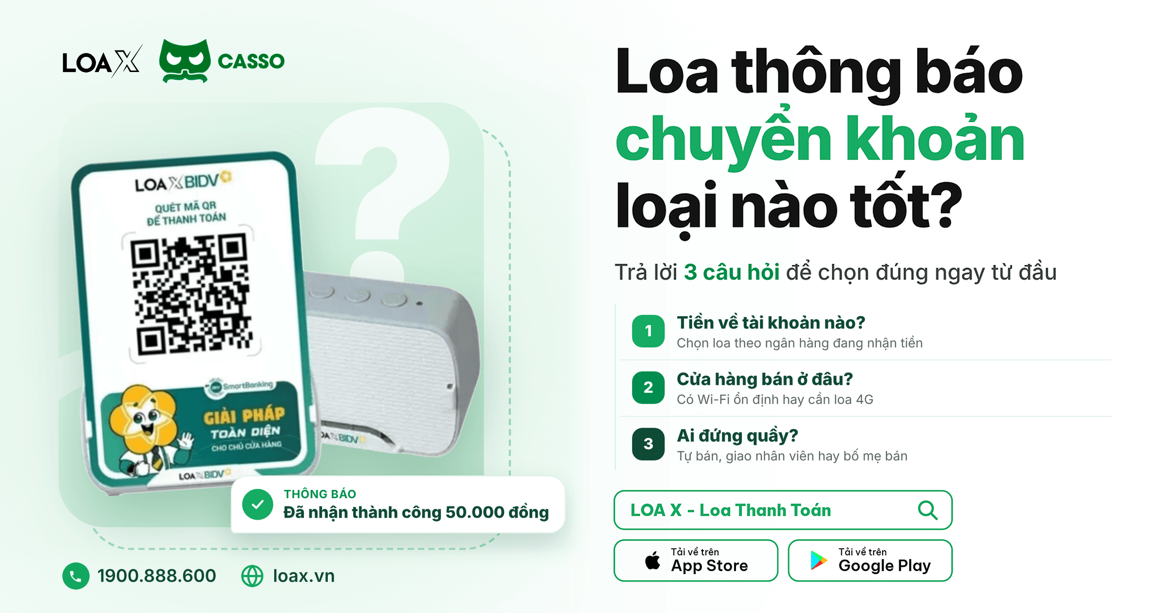 Loa thông báo chuyển khoản loại nào tốt? 3 câu hỏi để chọn đúng cho cửa hàng