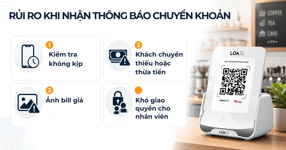 4 rủi ro khi nhận chuyển khoản ngân hàng
