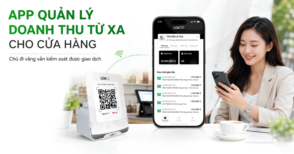 app quản lý doanh thu từ xa cho cửa hàng