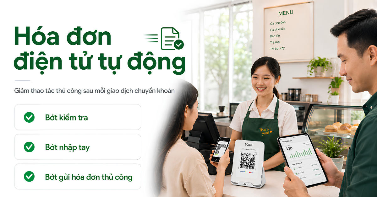 hóa đơn điện tử tự động cho cửa hàng