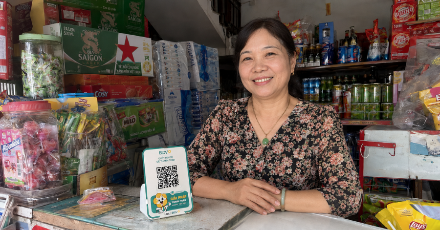 loa báo chuyển khoản tại quầy thanh toán
