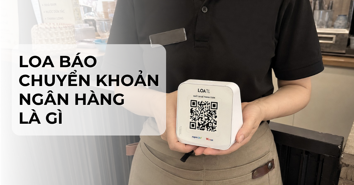 loa báo thanh toán tại quầy thu ngân
